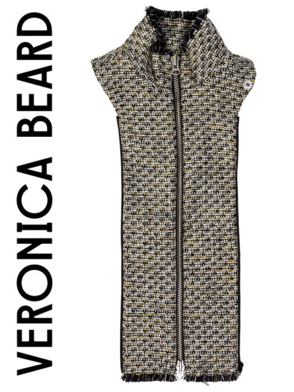 VERONICA BEARD Adara Tweed Dickey | Jacket Blazer VB New with tags metallic